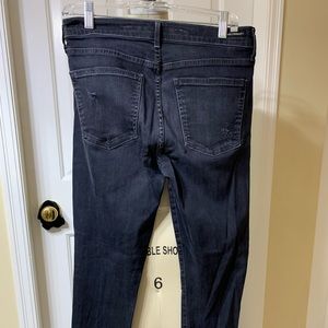 Citizens of Humanity ‘ROCKET’ distressed black jeans